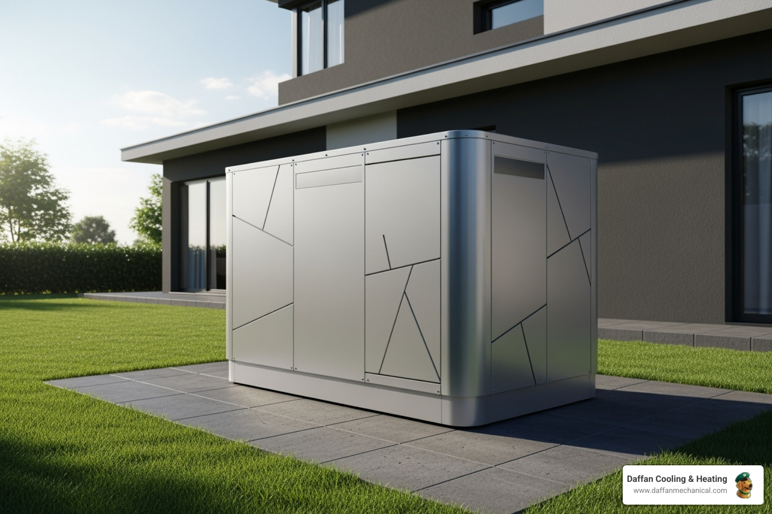 New, modern high-efficiency HVAC unit - hvac energy tips weatherford tx