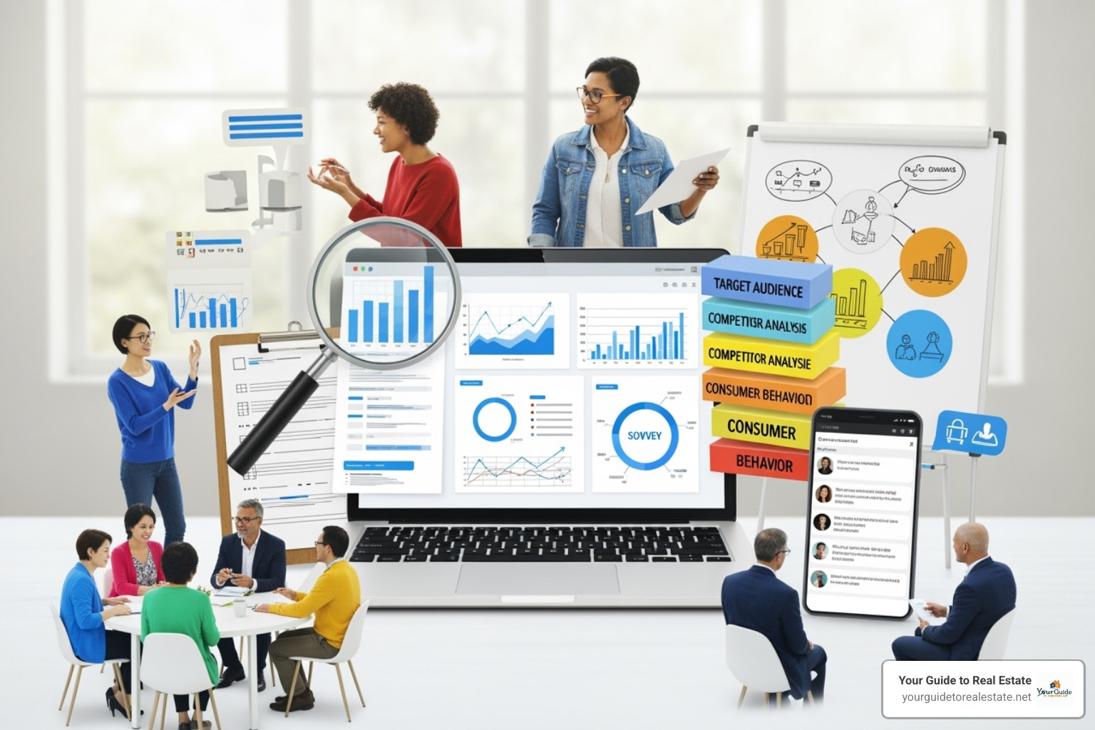 competitive analysis dashboard comparing two websites - market research tools