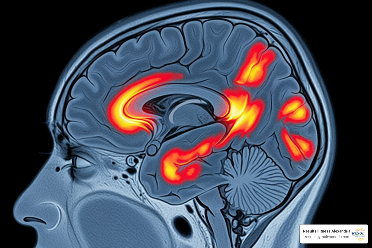 brain scan showing increased activity after exercise - early morning workout classes brain scan showing increased activity after exercise - early morning workout classes