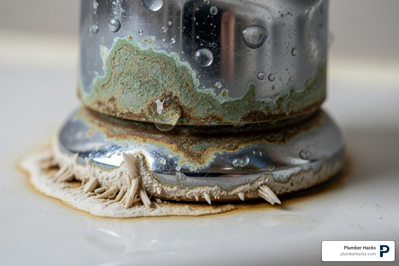 corroded faucet base - Faucet repair Columbus
