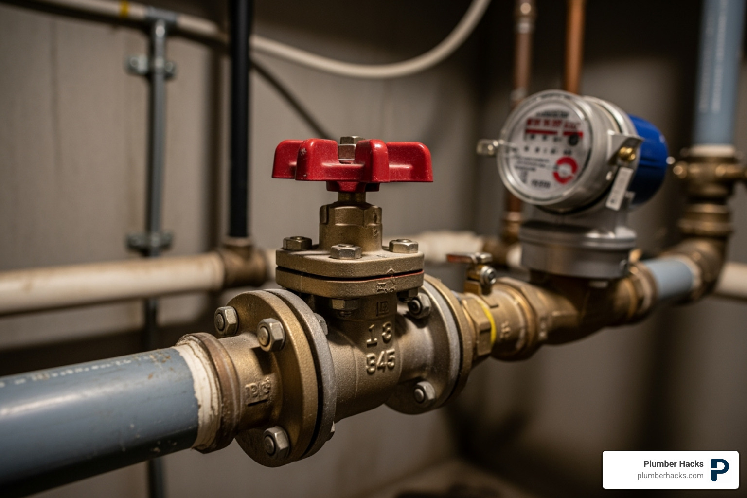 main water shut-off valve - plumbing guides