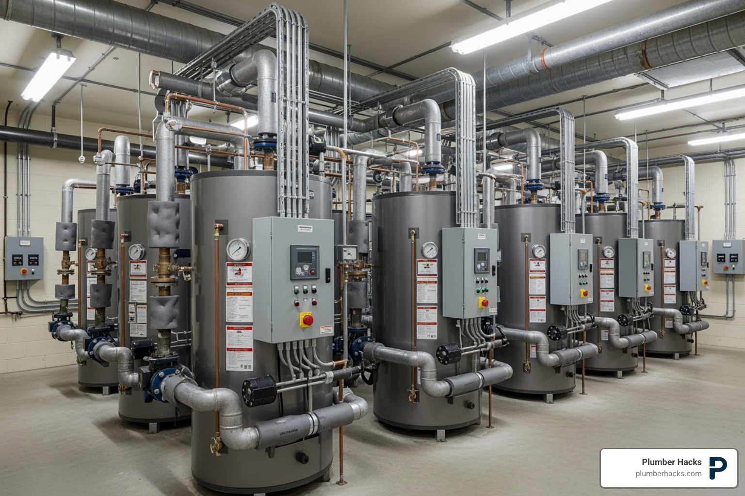 commercial water heaters - plumbing