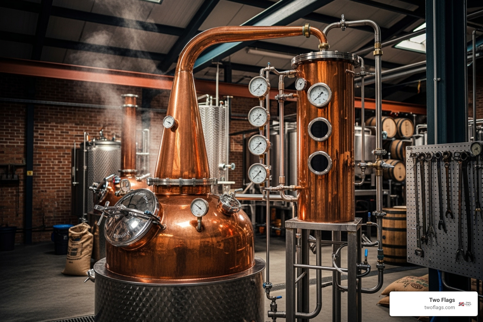 traditional copper pot still - natural vodka brands