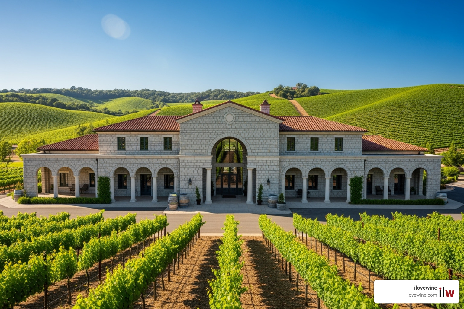 Iconic Napa Valley winery architecture - top wineries in california Iconic Napa Valley winery architecture - top wineries in california