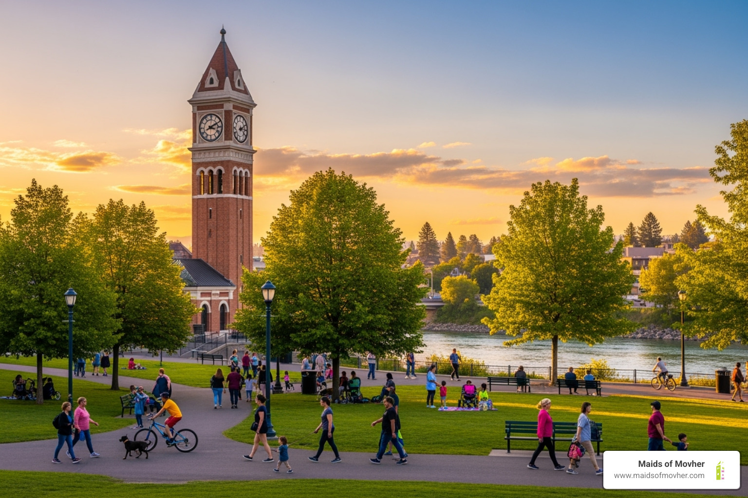 Spokane community landmark - woman entrepreneur cleaning service washington Spokane community landmark - woman entrepreneur cleaning service washington