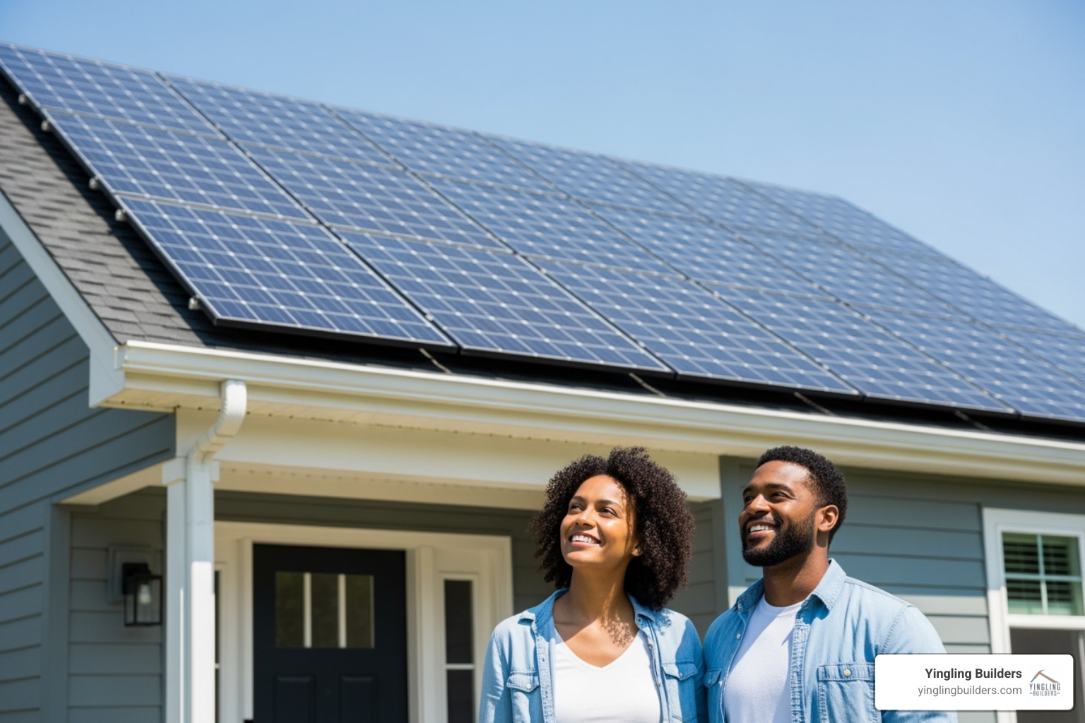 rooftop solar array - energy efficient home features