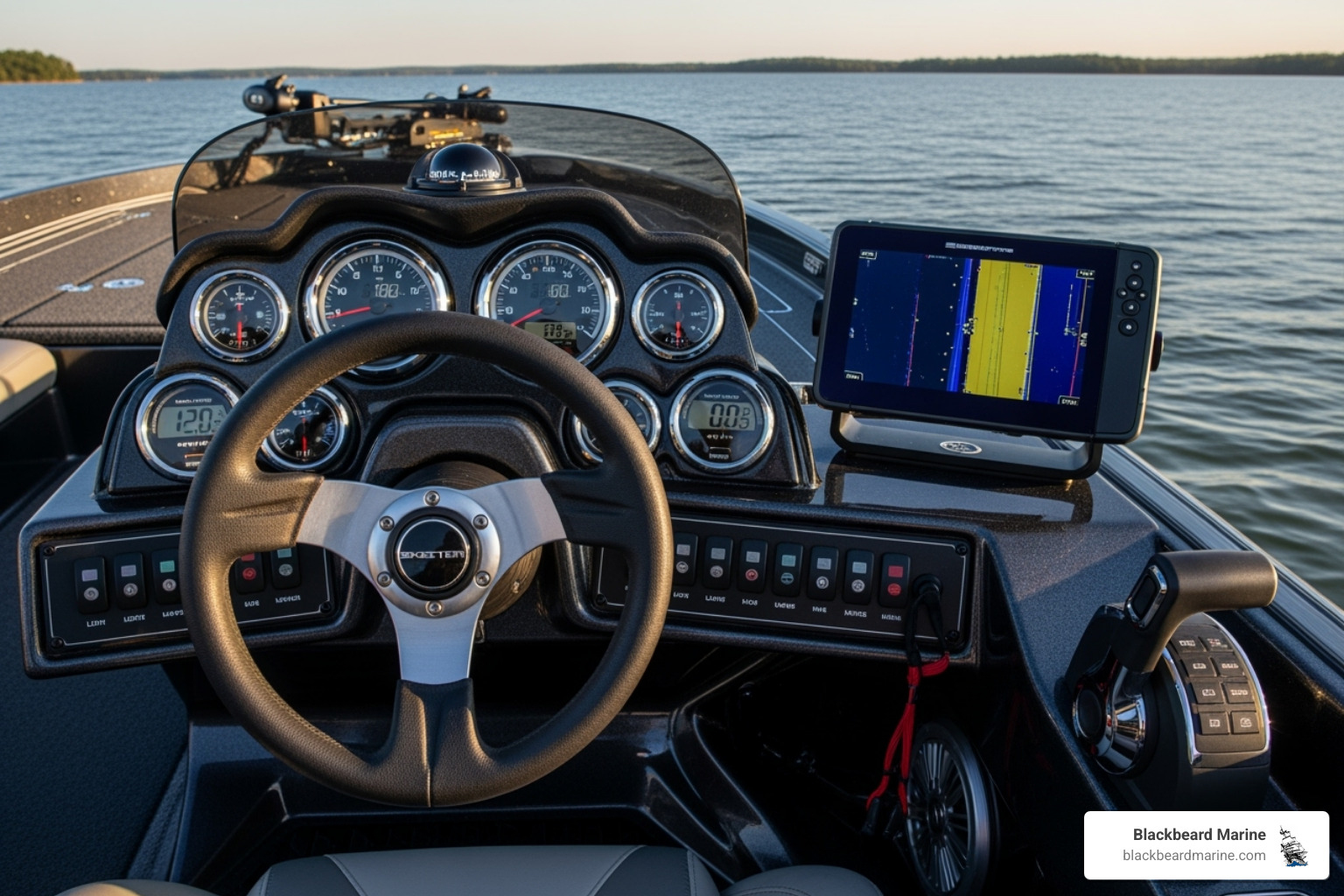 The Skeeter ZXR21 cockpit and dash - Skeeter Bass Boats Missouri