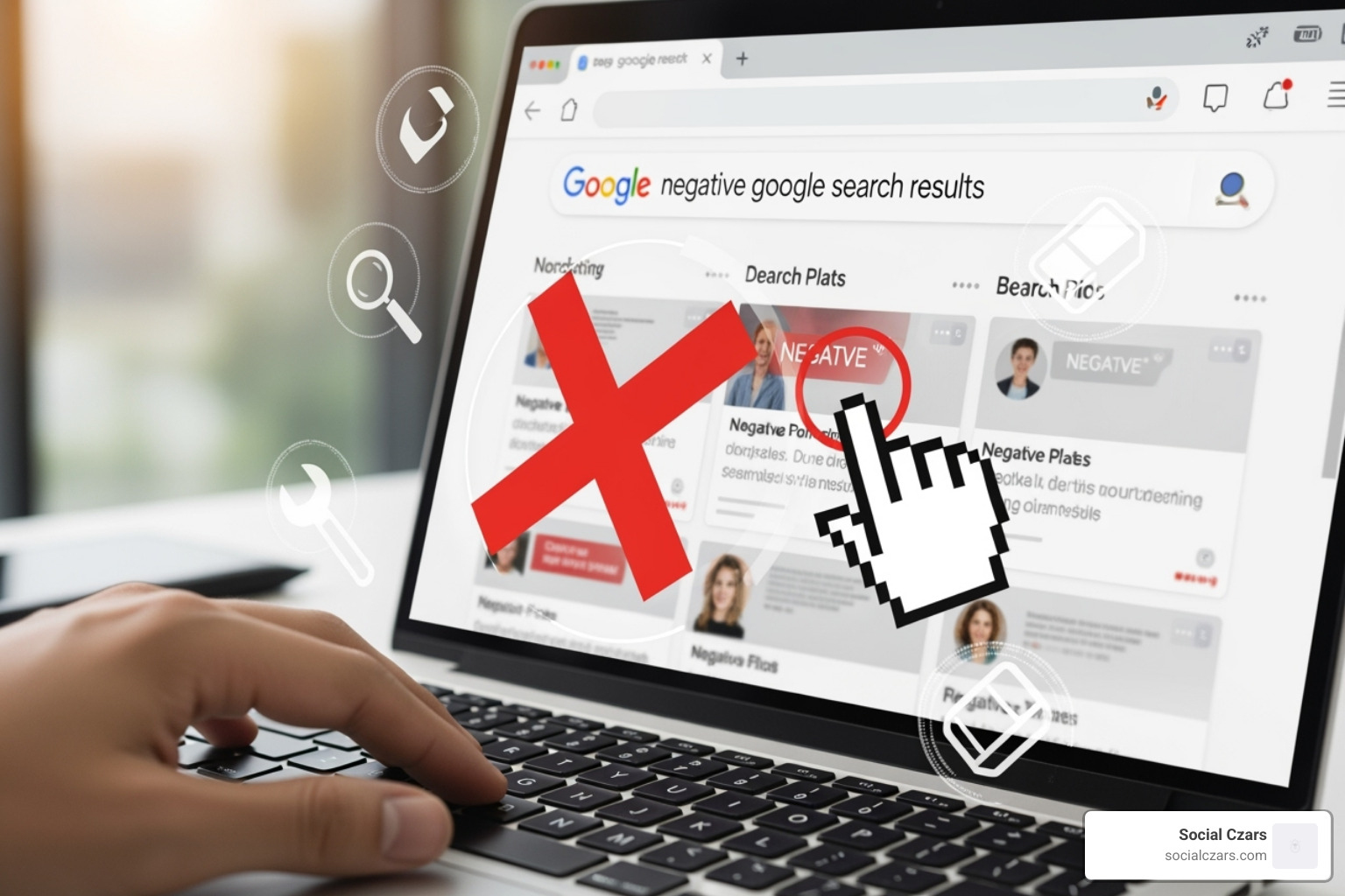 Google Results About You tool interface - how to get rid of negative google search results Google Results About You tool interface - how to get rid of negative google search results