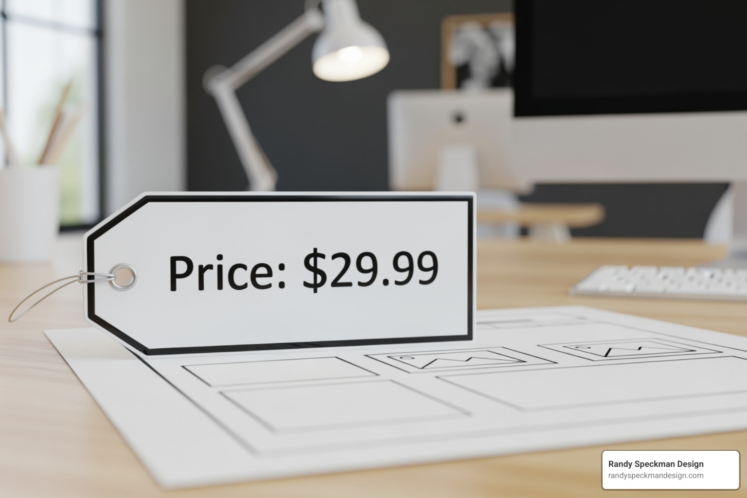 price tag next to a website wireframe - Affordable Websites price tag next to a website wireframe - Affordable Websites