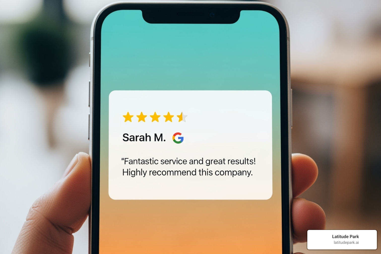 Social media post featuring a customer testimonial from a Google Review - benefits of Google reviews Social media post featuring a customer testimonial from a Google Review - benefits of Google reviews