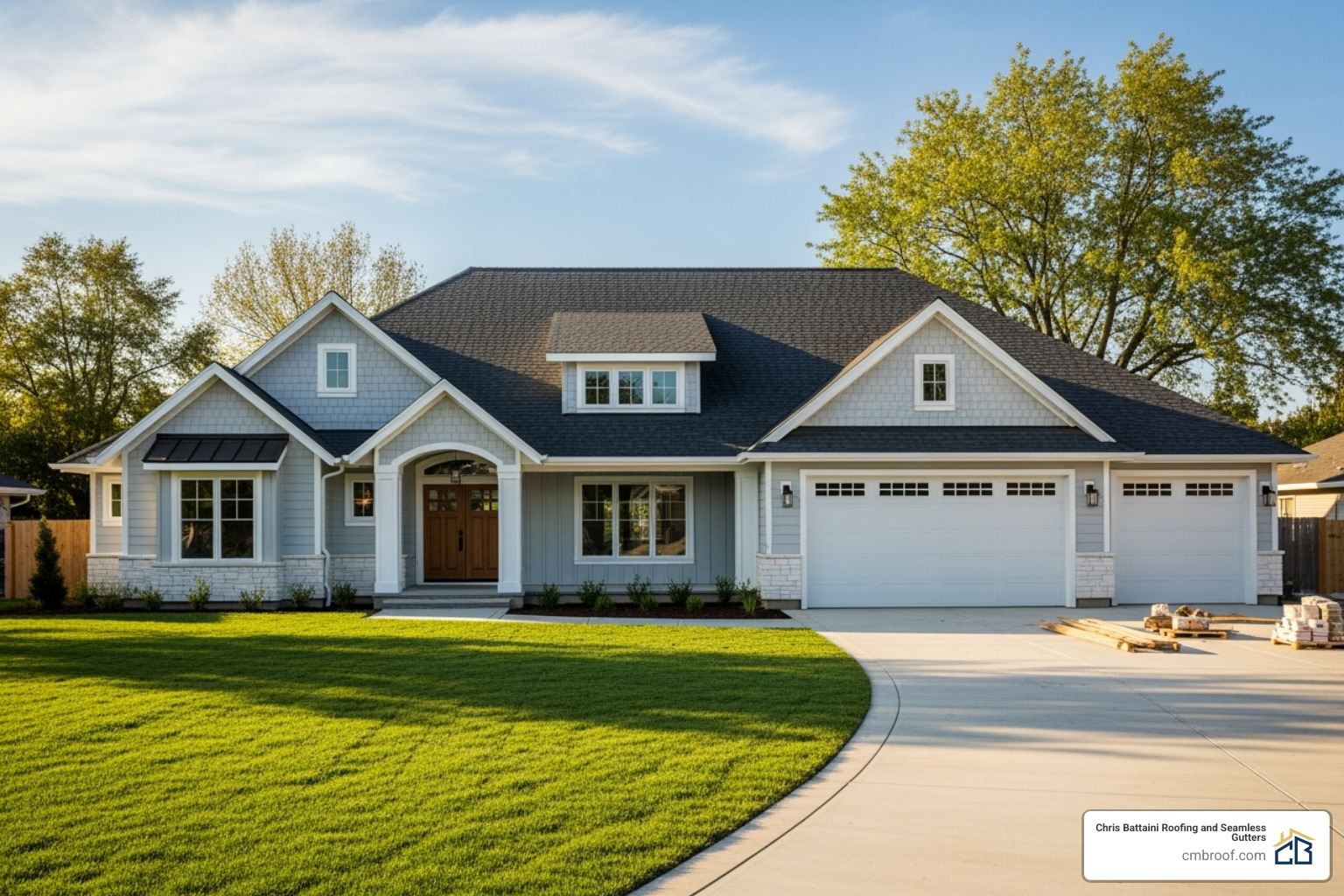 a clean job site after a roof replacement is complete - Roof Replacement