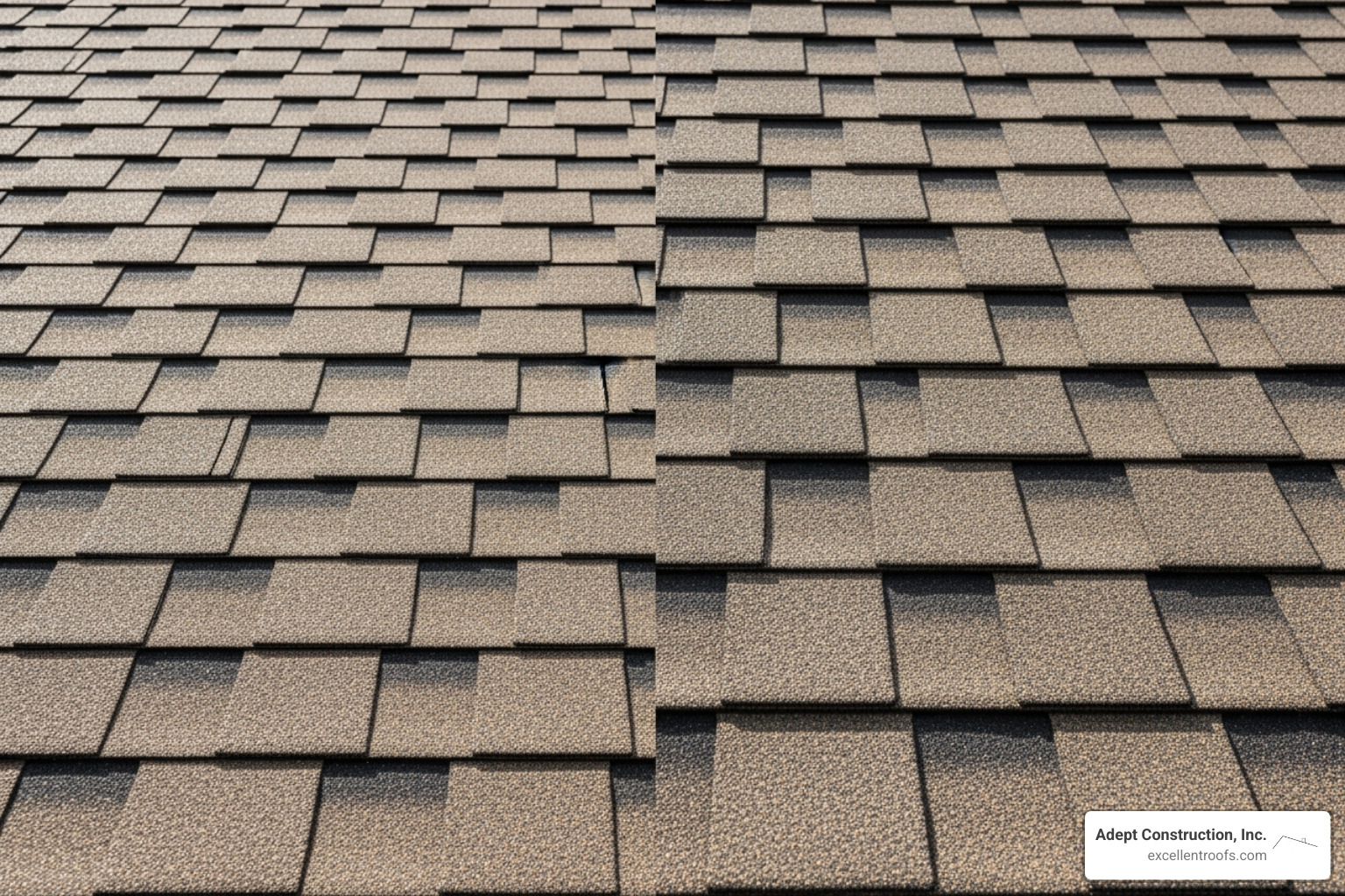 difference between 3-tab and architectural shingles - asphalt shingle roofing addison