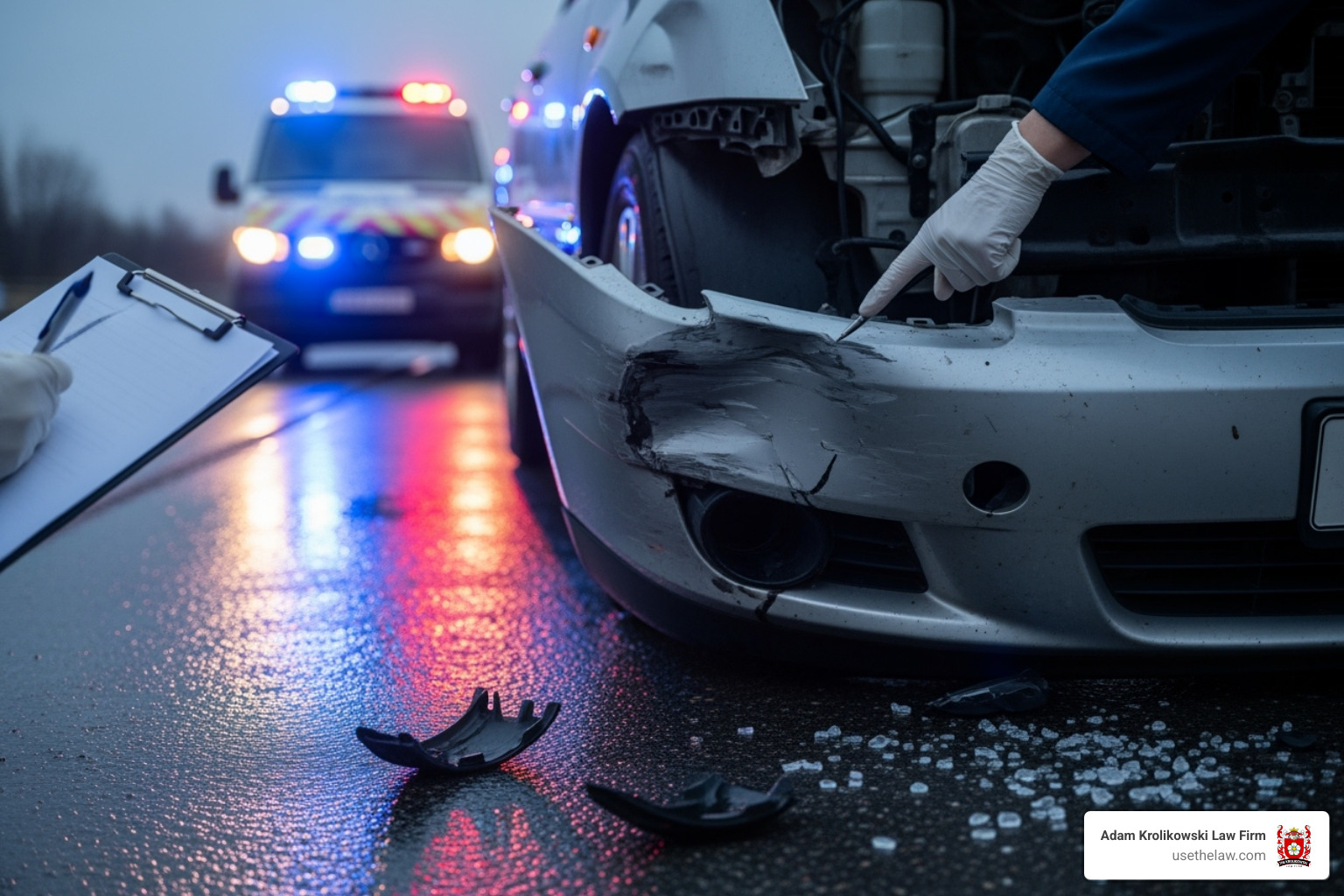 A calculator with receipts for medical bills and car repairs - car accident claim help A calculator with receipts for medical bills and car repairs - car accident claim help