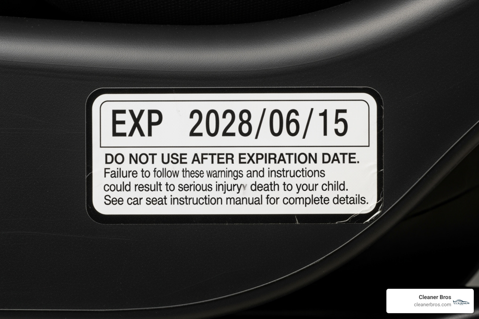 car seat expiration date sticker - car seat cleaning