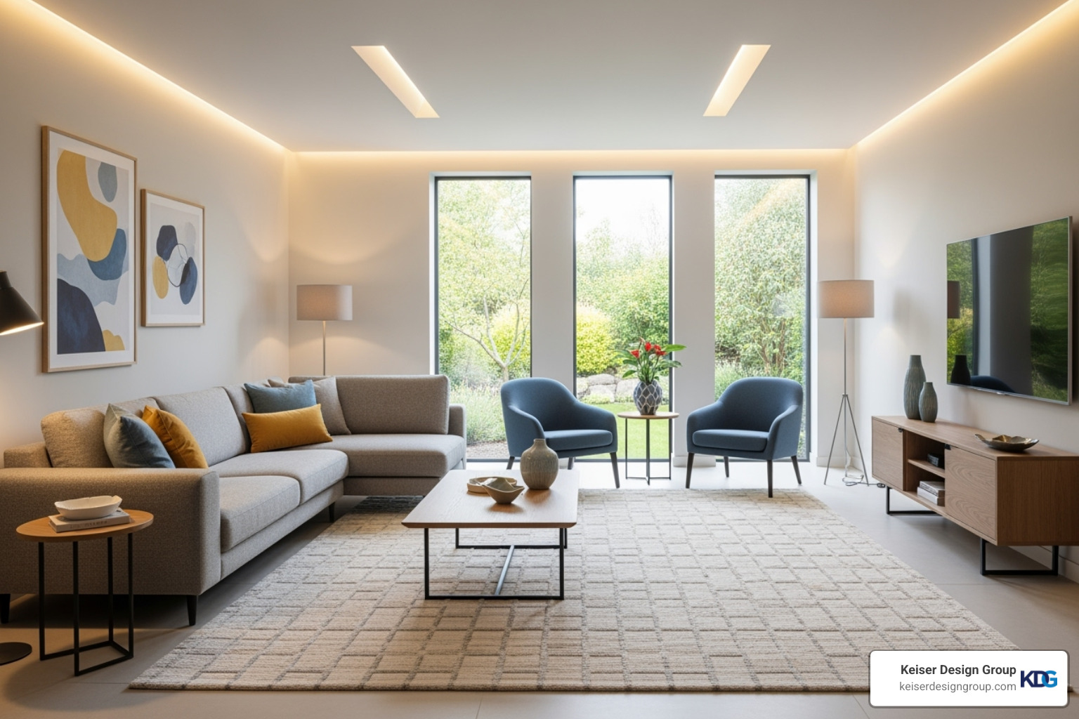a modern family smiling and enjoying their spacious, brightly lit home interior - residential architect services a modern family smiling and enjoying their spacious, brightly lit home interior - residential architect services