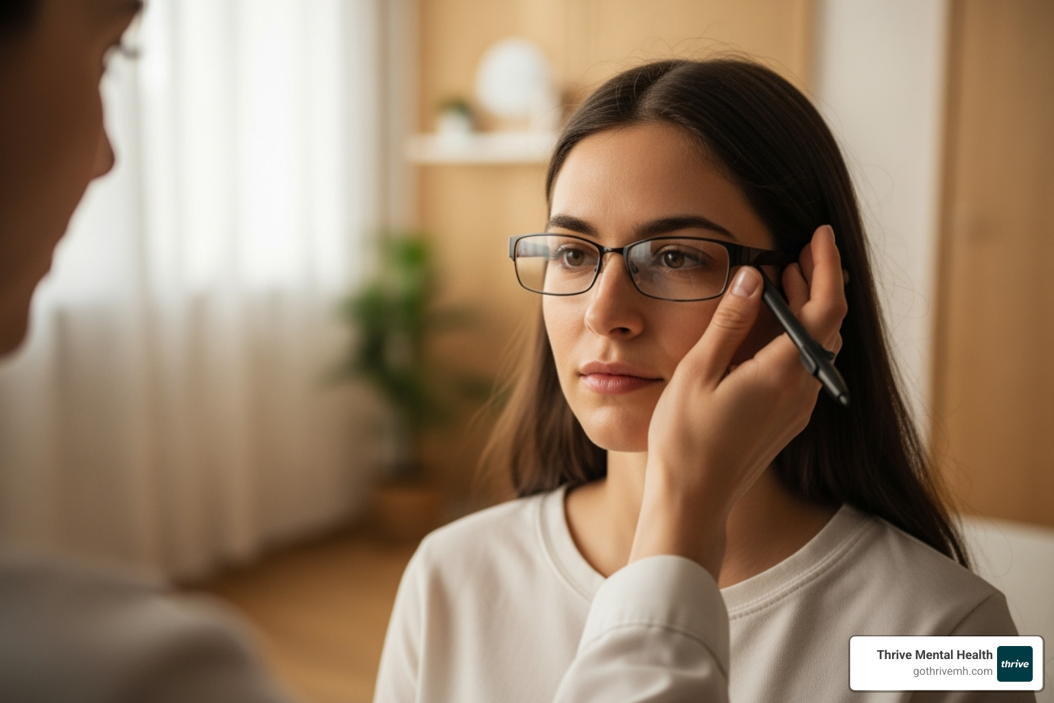 person undergoing EMDR therapy with eye movements - what is emdr like person undergoing EMDR therapy with eye movements - what is emdr like