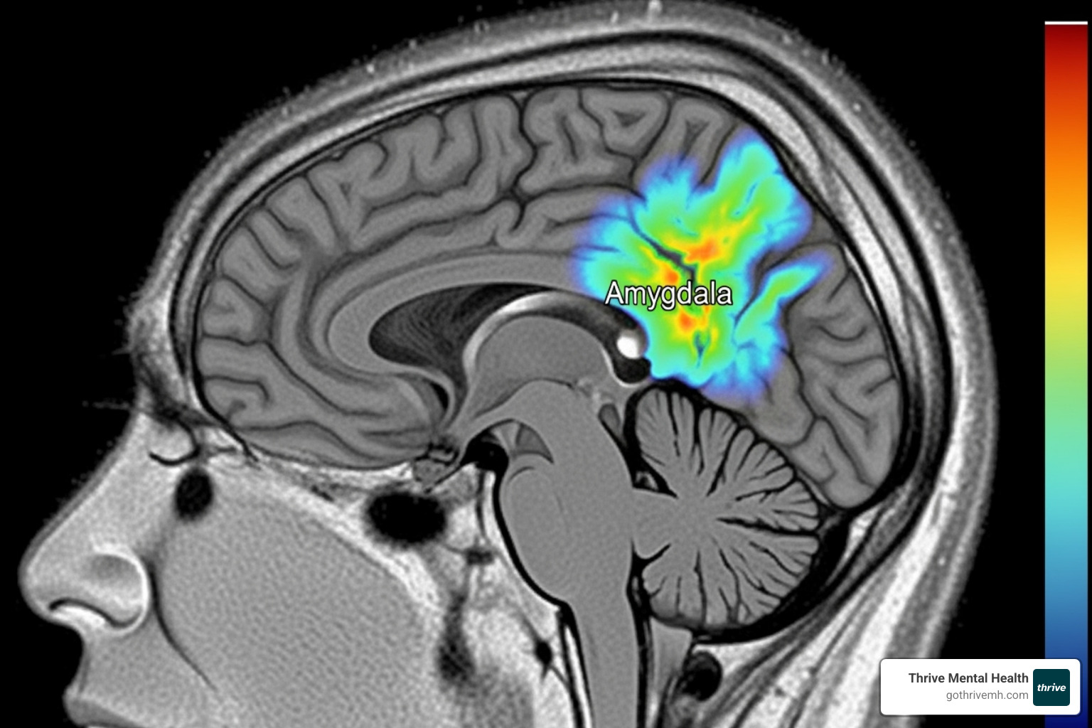 brain scan showing reduced activity in the amygdala after therapy - emdr panic attacks brain scan showing reduced activity in the amygdala after therapy - emdr panic attacks