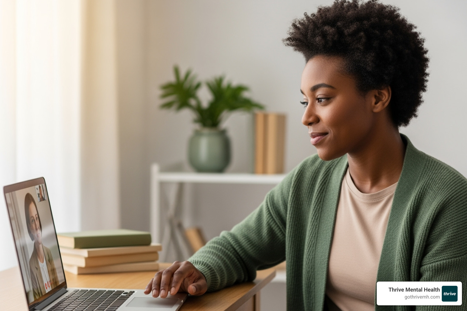 person in virtual therapy session - autism counseling for adults person in virtual therapy session - autism counseling for adults