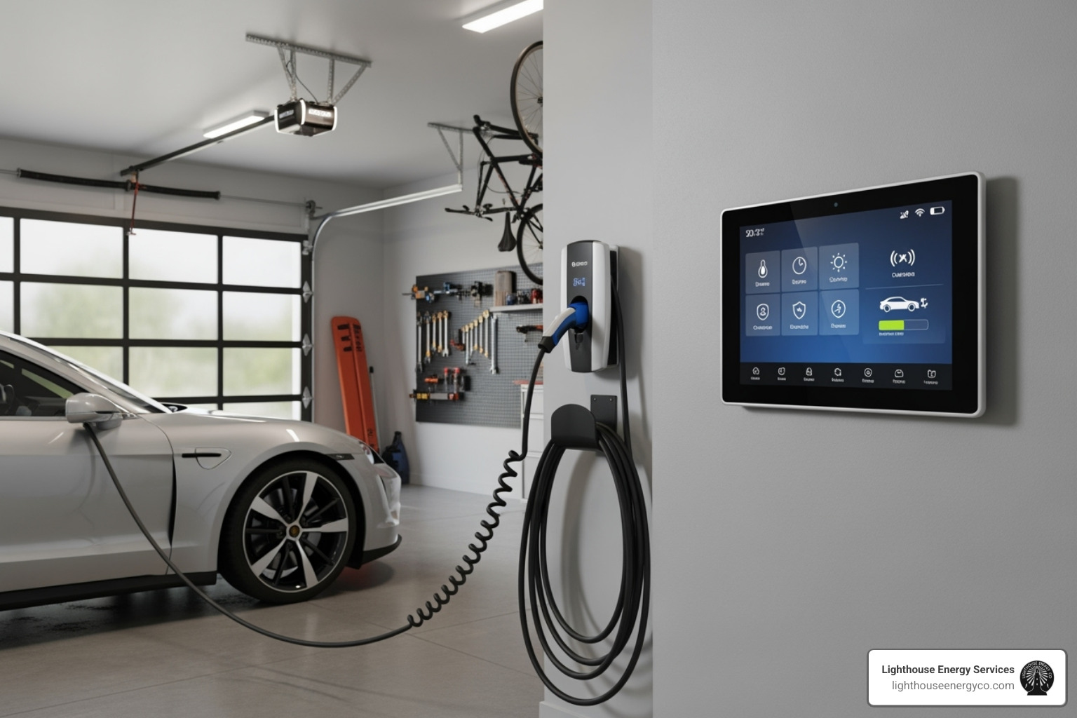 Smart home hub and EV charger - new home electrical wiring Smart home hub and EV charger - new home electrical wiring