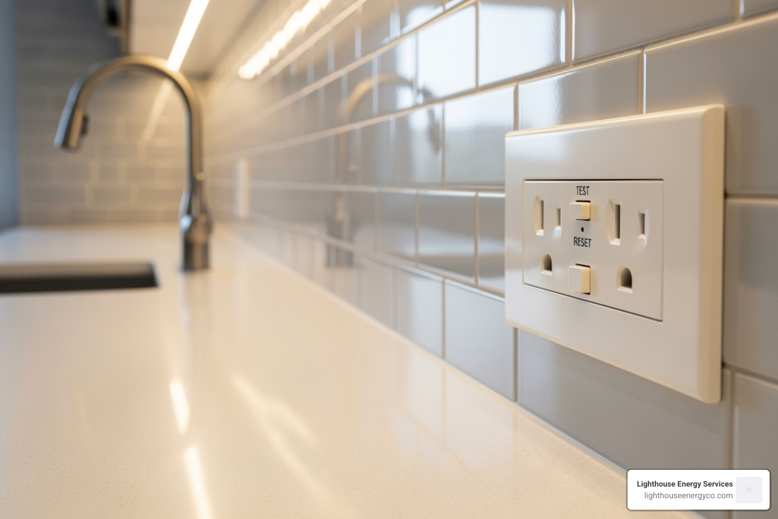 GFCI outlet in kitchen - electrical upgrades