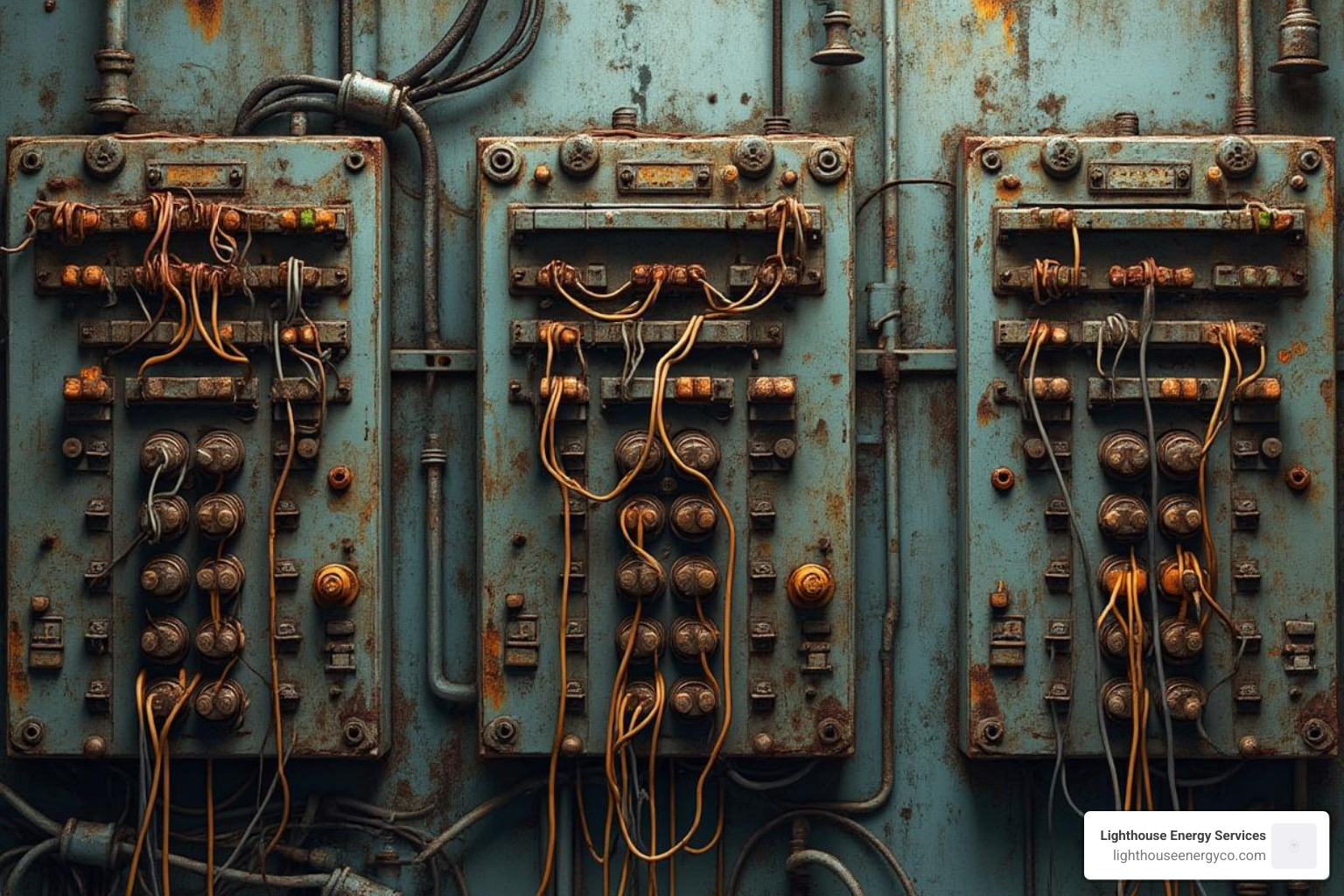 Old, overloaded electrical panel - Industrial electrical upgrades