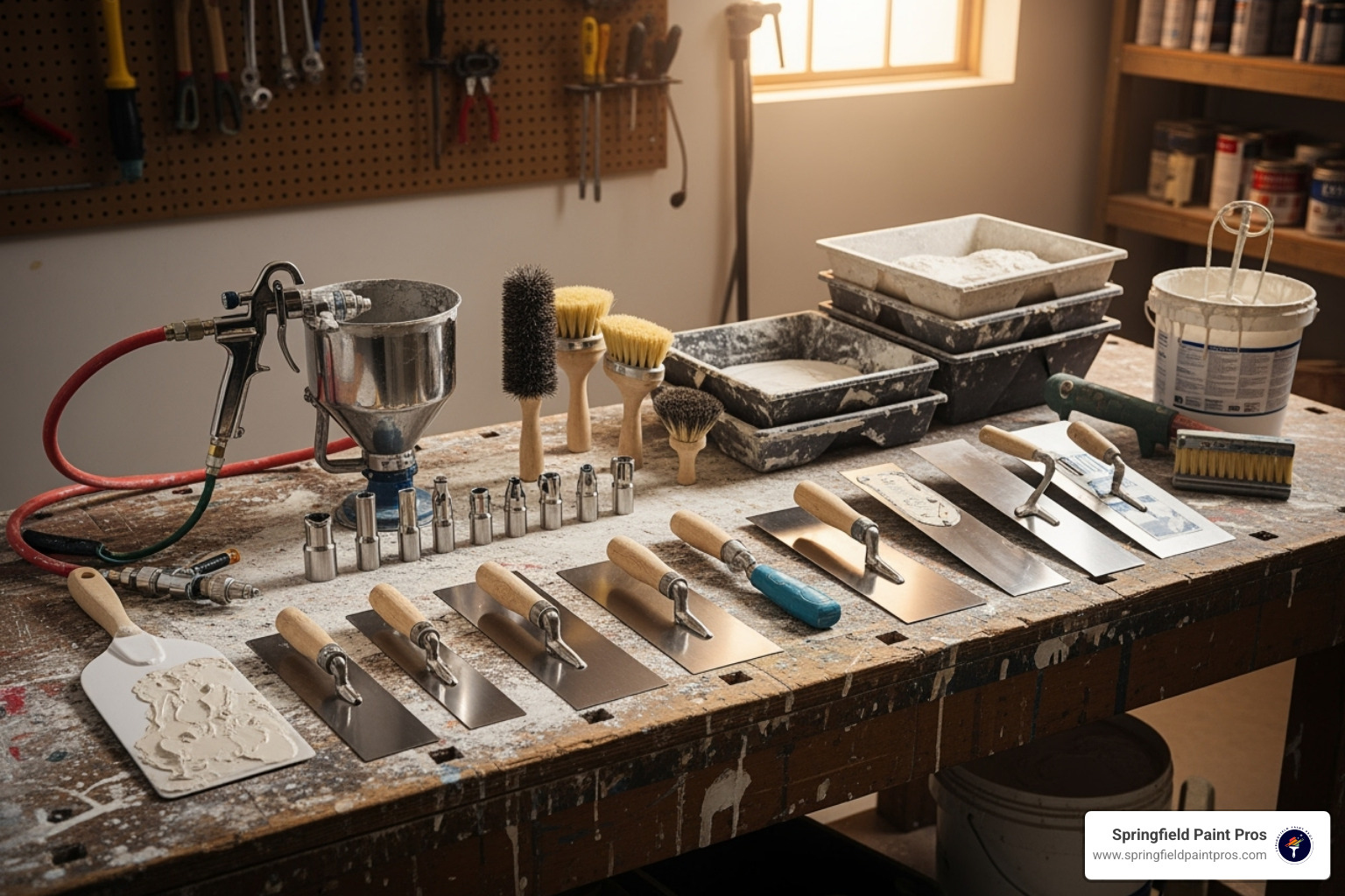 Various drywall texturing tools - Cost of drywall repair