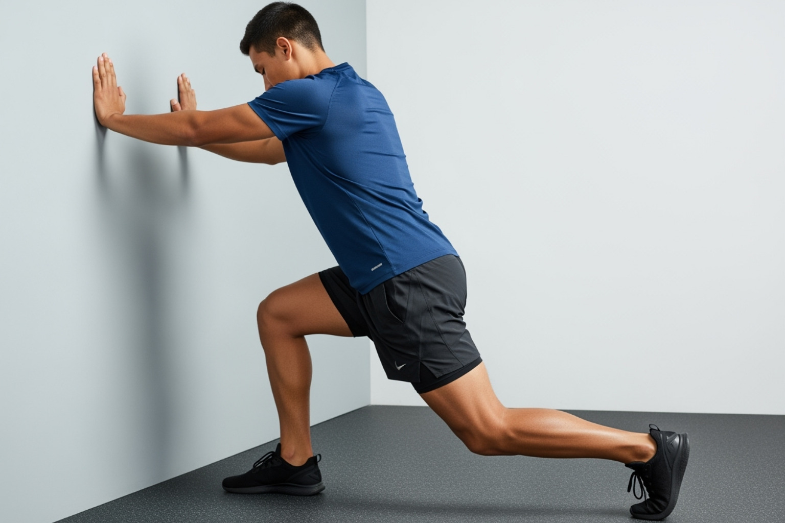 Proper calf stretch - strained calf muscle