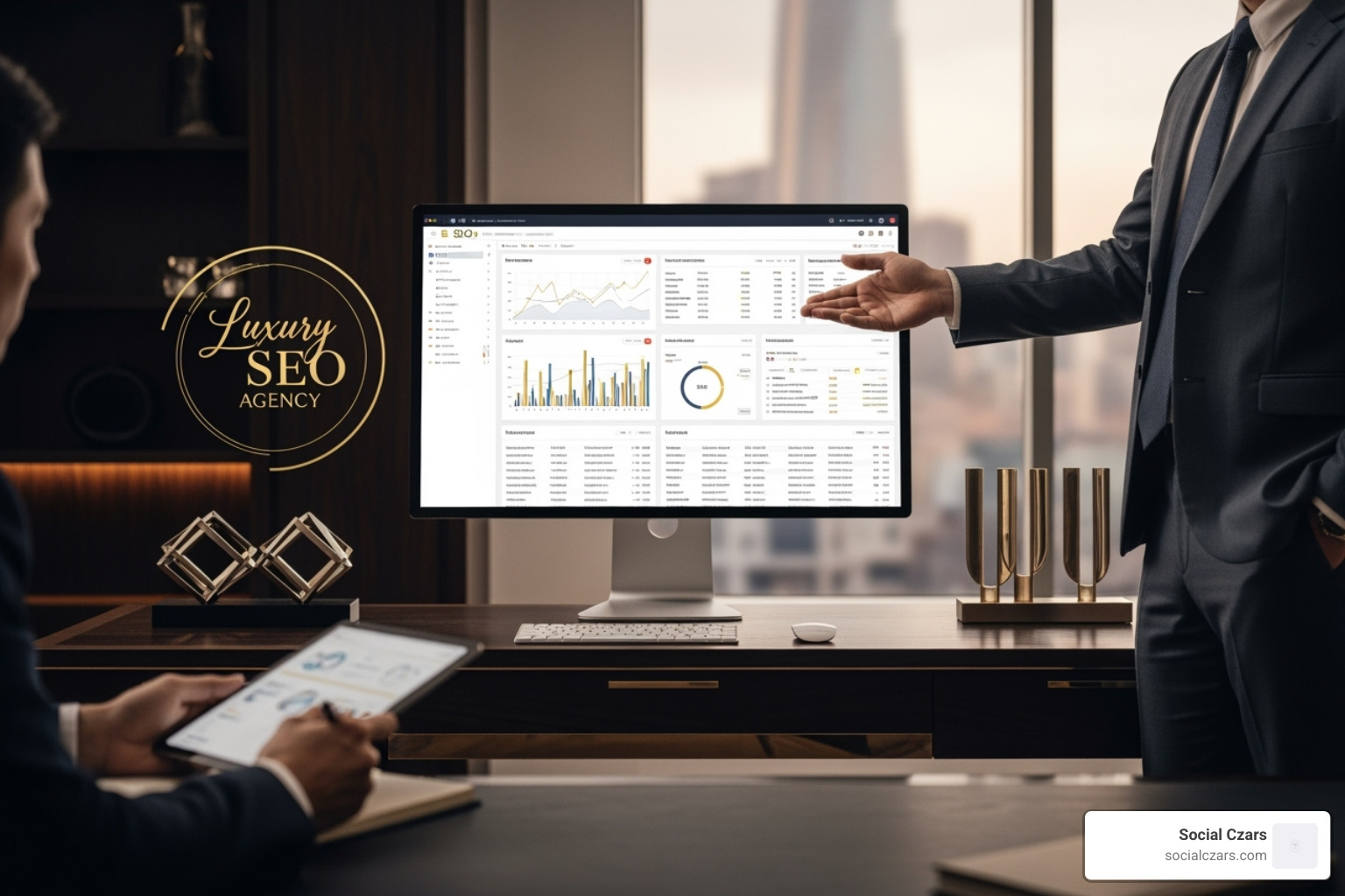 clean Google search result page for a brand name - luxury seo agency