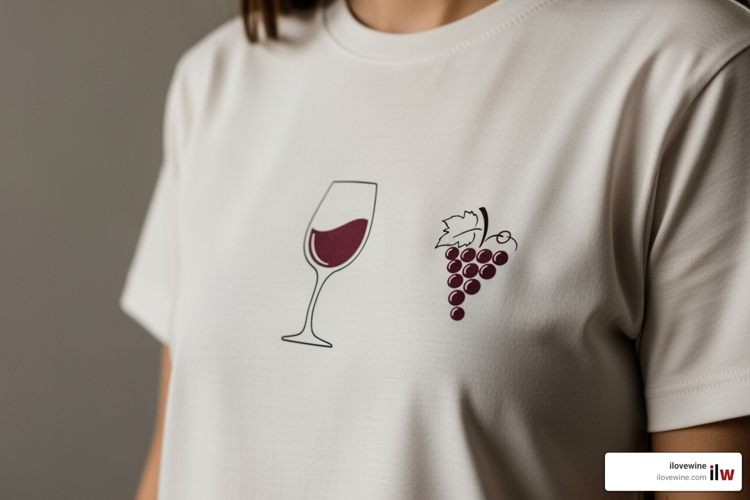 t-shirt with "Novinophobia" slogan - Wine themed apparel
