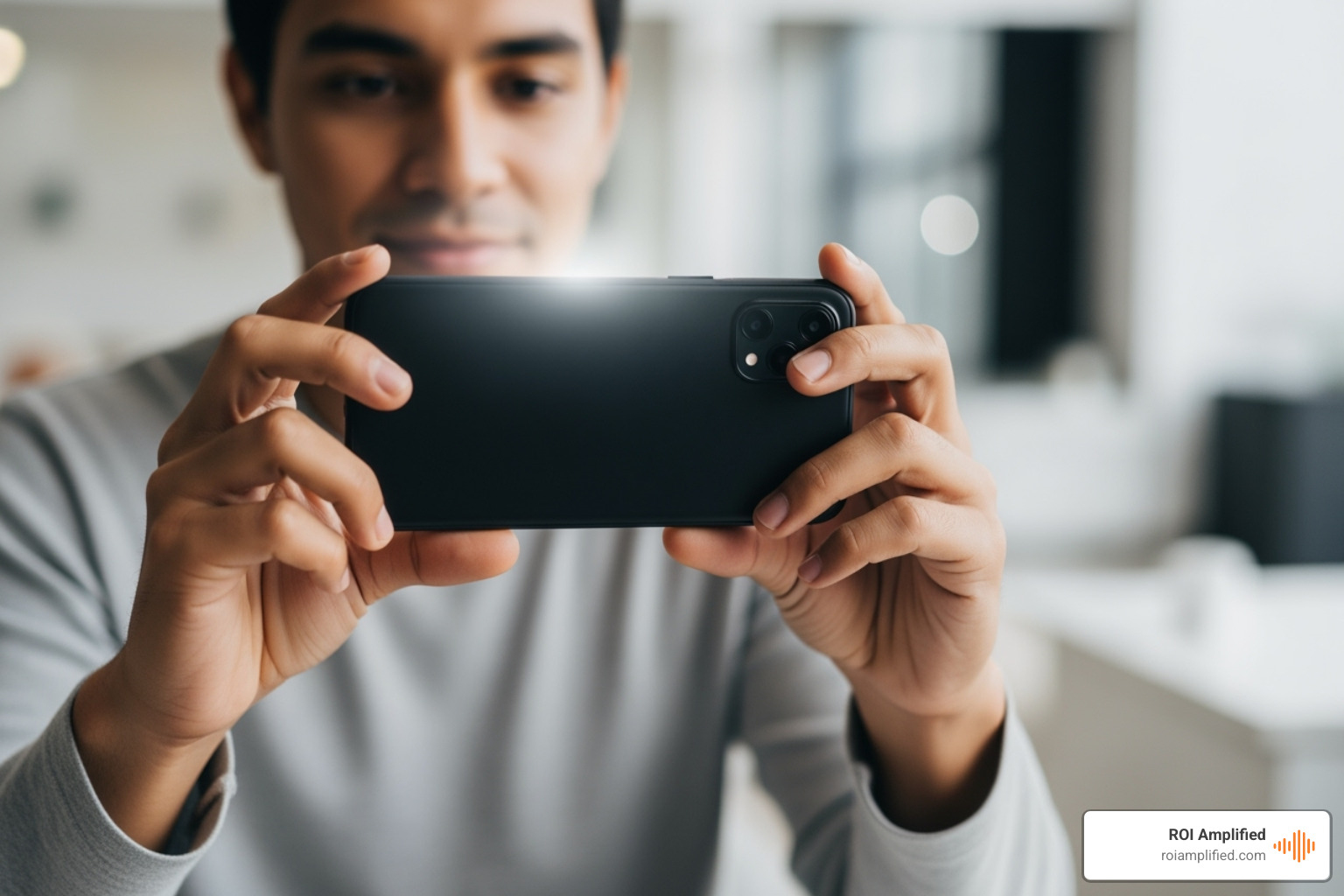A person holding a smartphone showing a fast-loading, mobile-friendly website - tampa local seo A person holding a smartphone showing a fast-loading, mobile-friendly website - tampa local seo