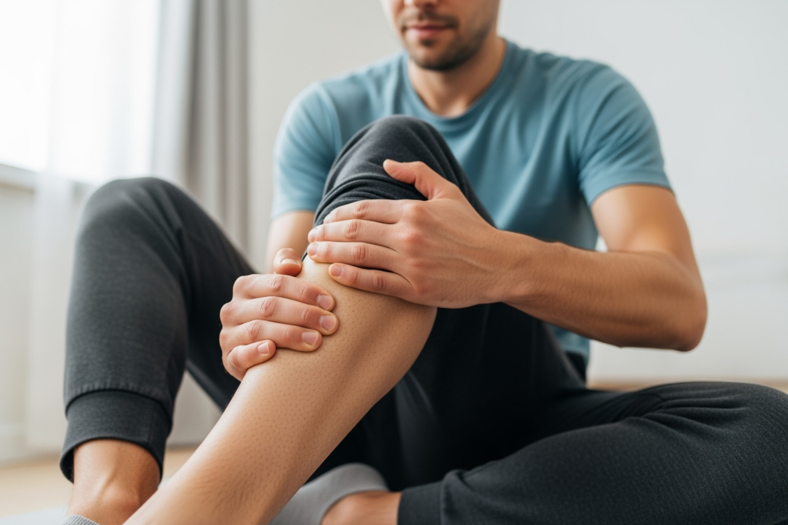 self-massage on the calf - charley horse in calf relief self-massage on the calf - charley horse in calf relief