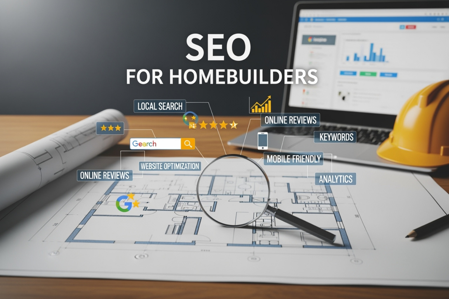 Google Maps 3-pack results for home builders - seo for homebuilders