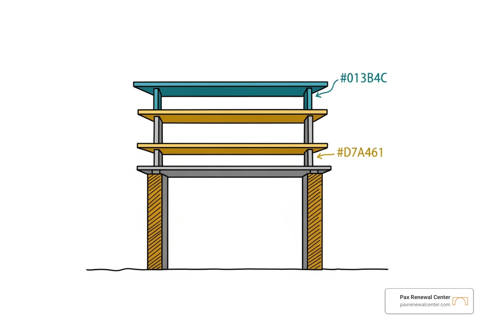 Sound Relationship House diagram with seven levels and two supporting walls - Gottman marriage counseling