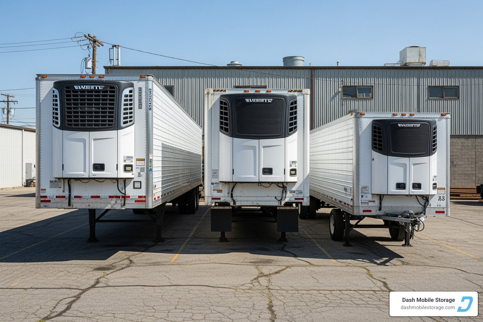 three different sized refrigerated trailers - refrigerated trailer rental three different sized refrigerated trailers - refrigerated trailer rental