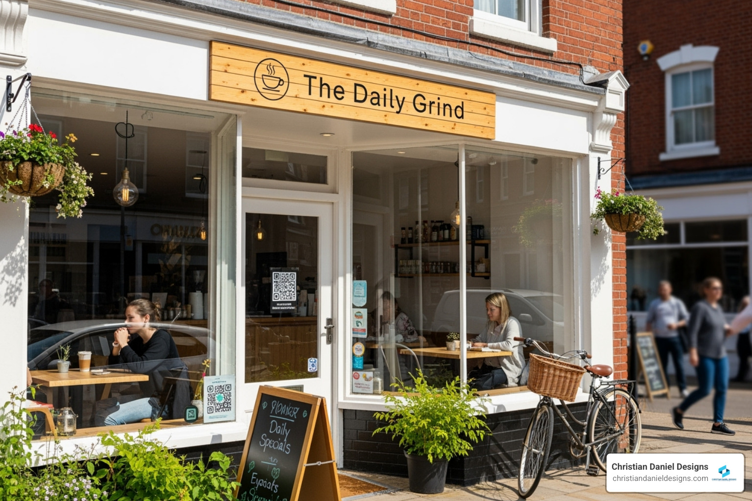 thriving small business storefront with beautiful website - Custom website for small business