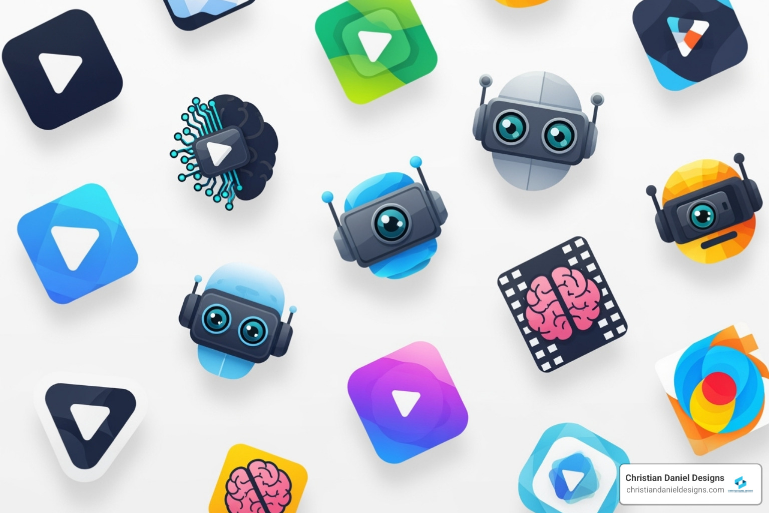 A collage image featuring the logos of popular AI video generation tools like InVideo, Creatify, Steve.AI, and Pictory - how to make product video with ai