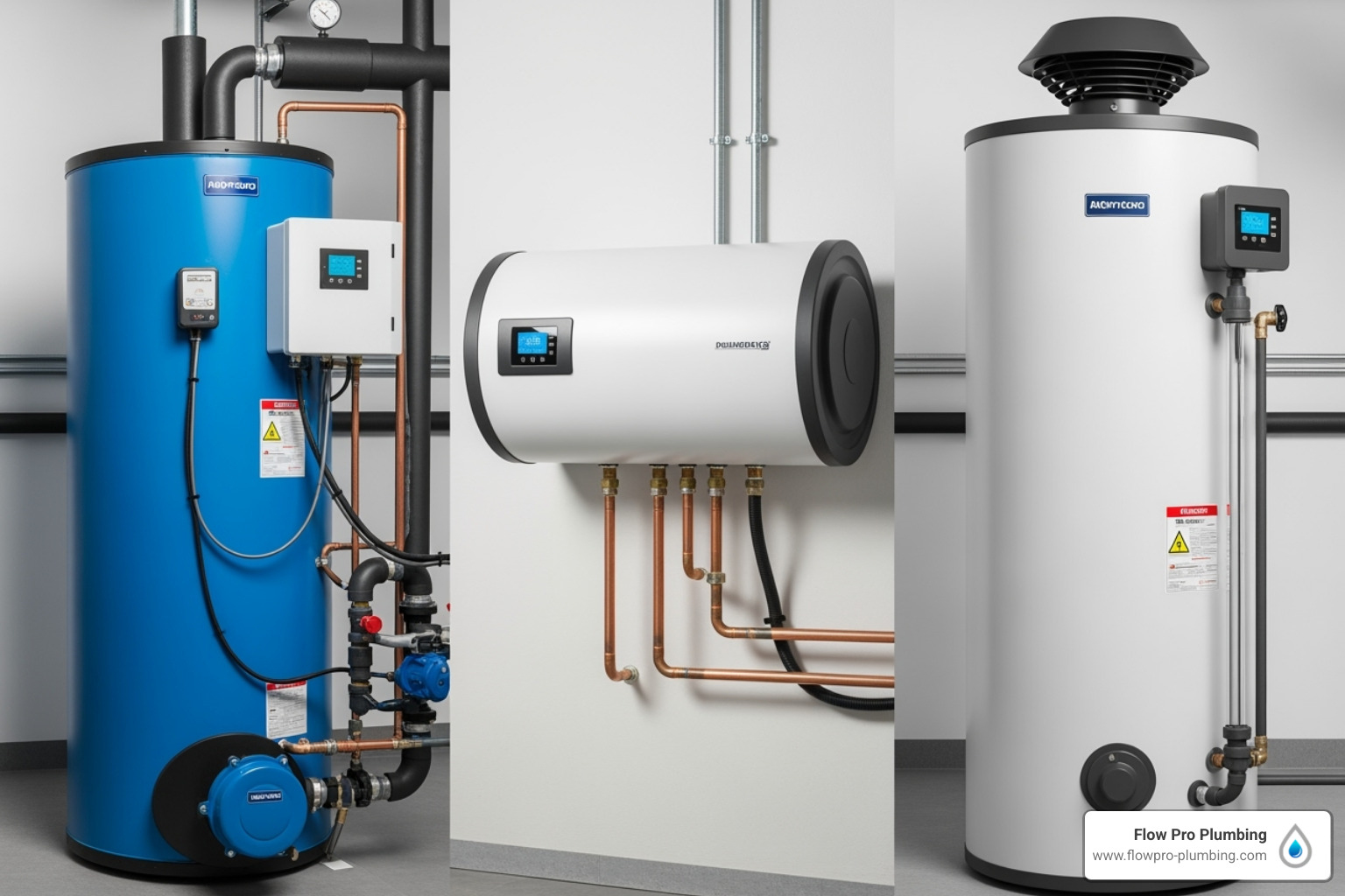different types of commercial water heaters (tank, tankless, heat pump) - Commercial water heater different types of commercial water heaters (tank, tankless, heat pump) - Commercial water heater