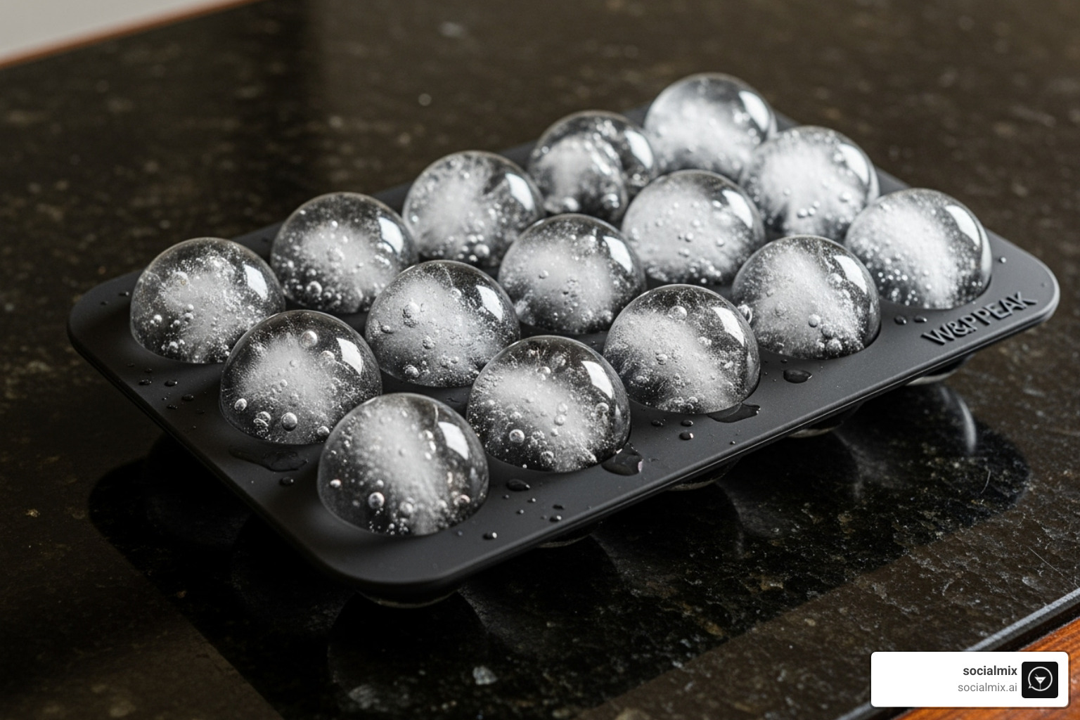 W&P Peak Silicone Ice Molds tray - Ice ball molds W&P Peak Silicone Ice Molds tray - Ice ball molds