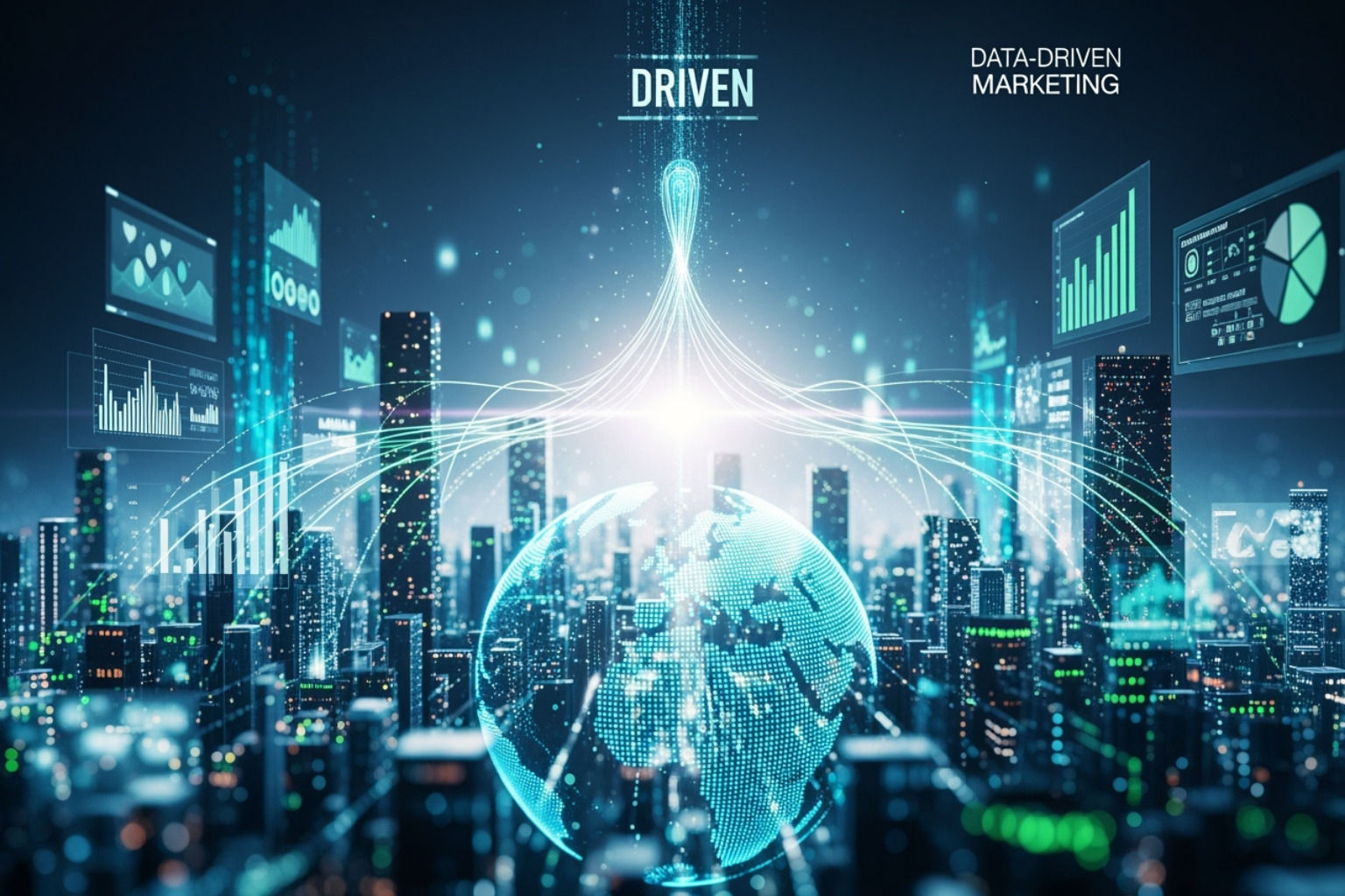 Marketing dashboard showing key metrics like CTR, CVR, ROAS, and lead volume - Data-driven marketing Marketing dashboard showing key metrics like CTR, CVR, ROAS, and lead volume - Data-driven marketing