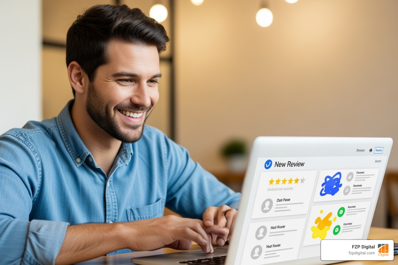 Yelp for Business dashboard showing new reviews - Yelp review management