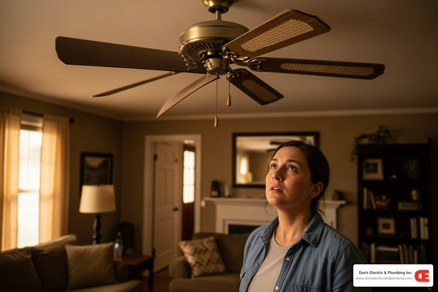 person looking up at a wobbling ceiling fan - ceiling fan wiring broadalbin person looking up at a wobbling ceiling fan - ceiling fan wiring broadalbin