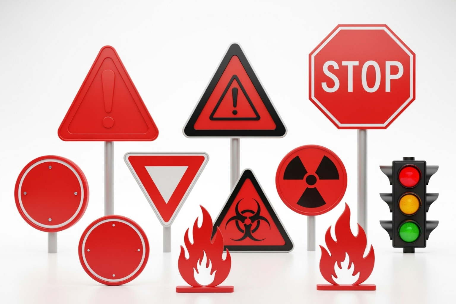 red flag icons - Results-driven SEO