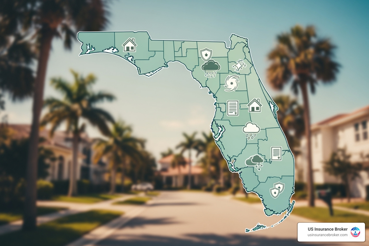 Flowchart showing types of insurance providers in Florida: National Carriers, Florida-Domiciled Insurers, and Citizens Property Insurance as the Insurer of Last Resort - florida homeowners insurance companies list