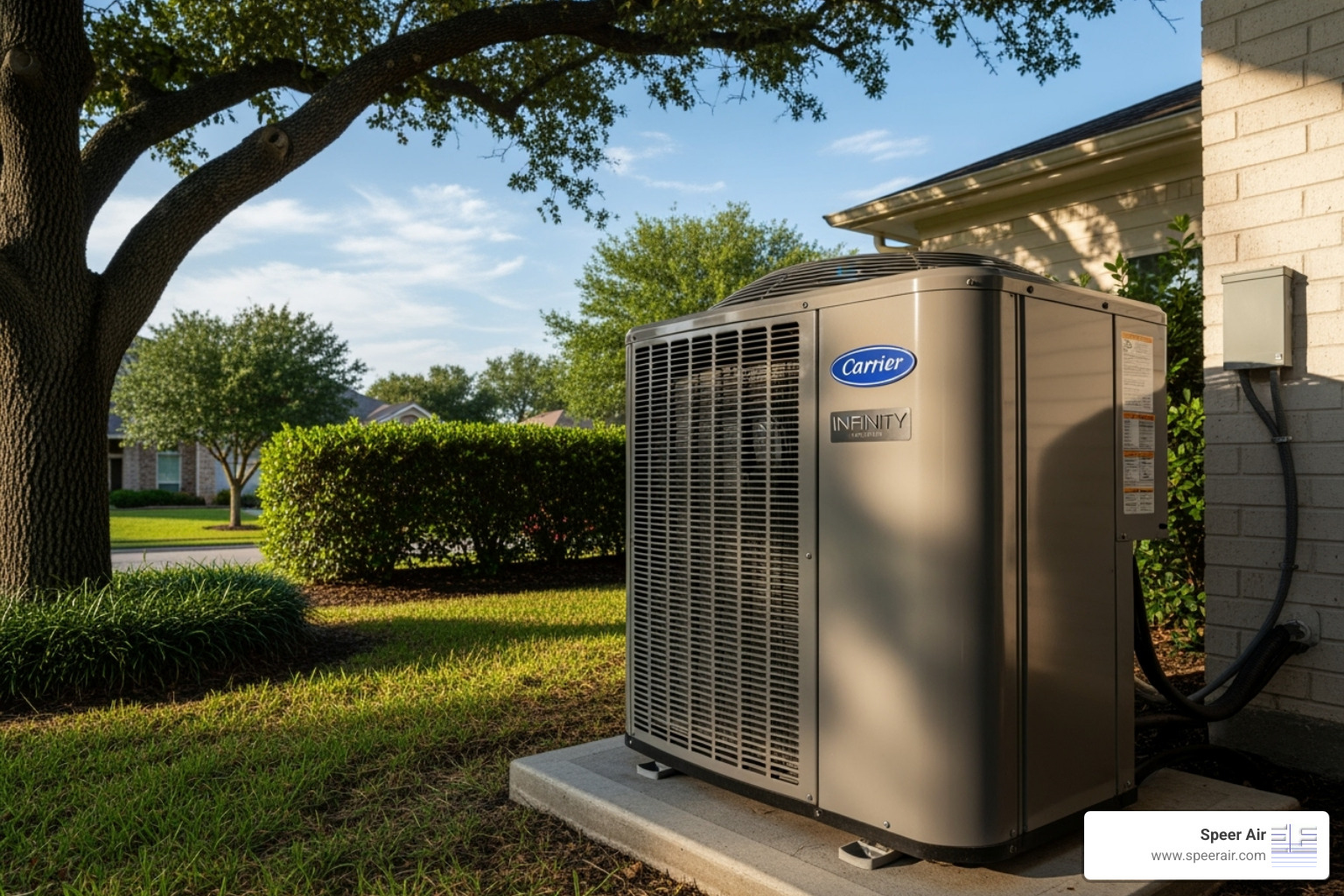 A high-efficiency Carrier air conditioner unit - complete hvac system denville A high-efficiency Carrier air conditioner unit - complete hvac system denville