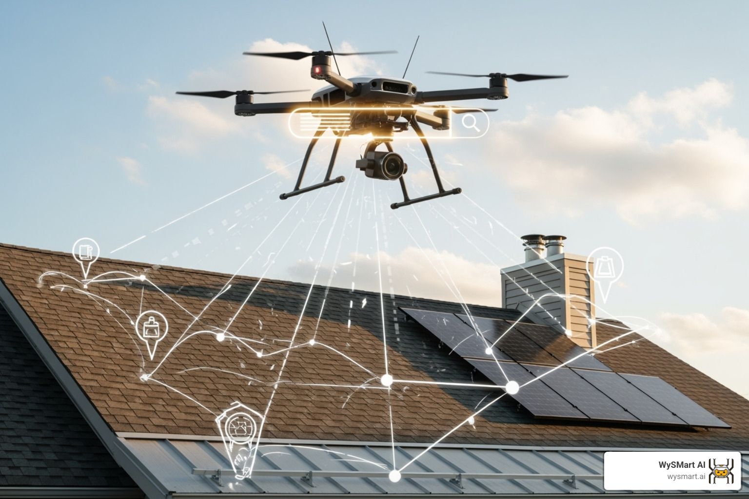 Dashboard showing SEO analytics with upward trending graphs for organic traffic, keyword rankings, and lead conversions, alongside a map showing local search performance. - roofing company SEO