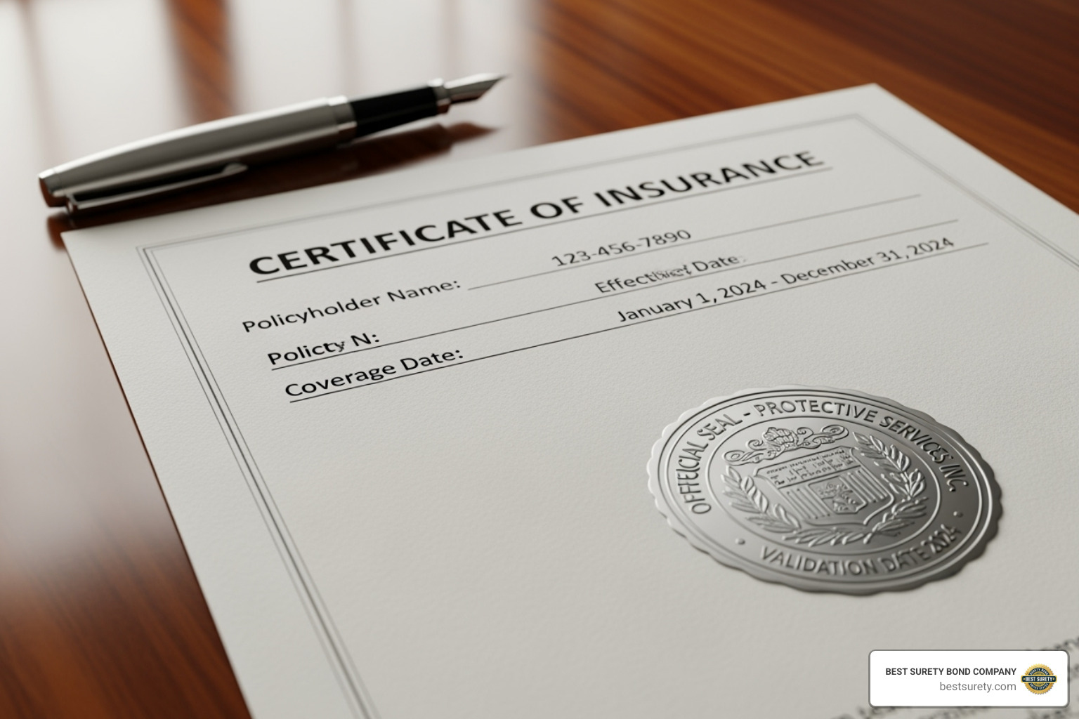 certificate of liability insurance - contractor bonds and insurance