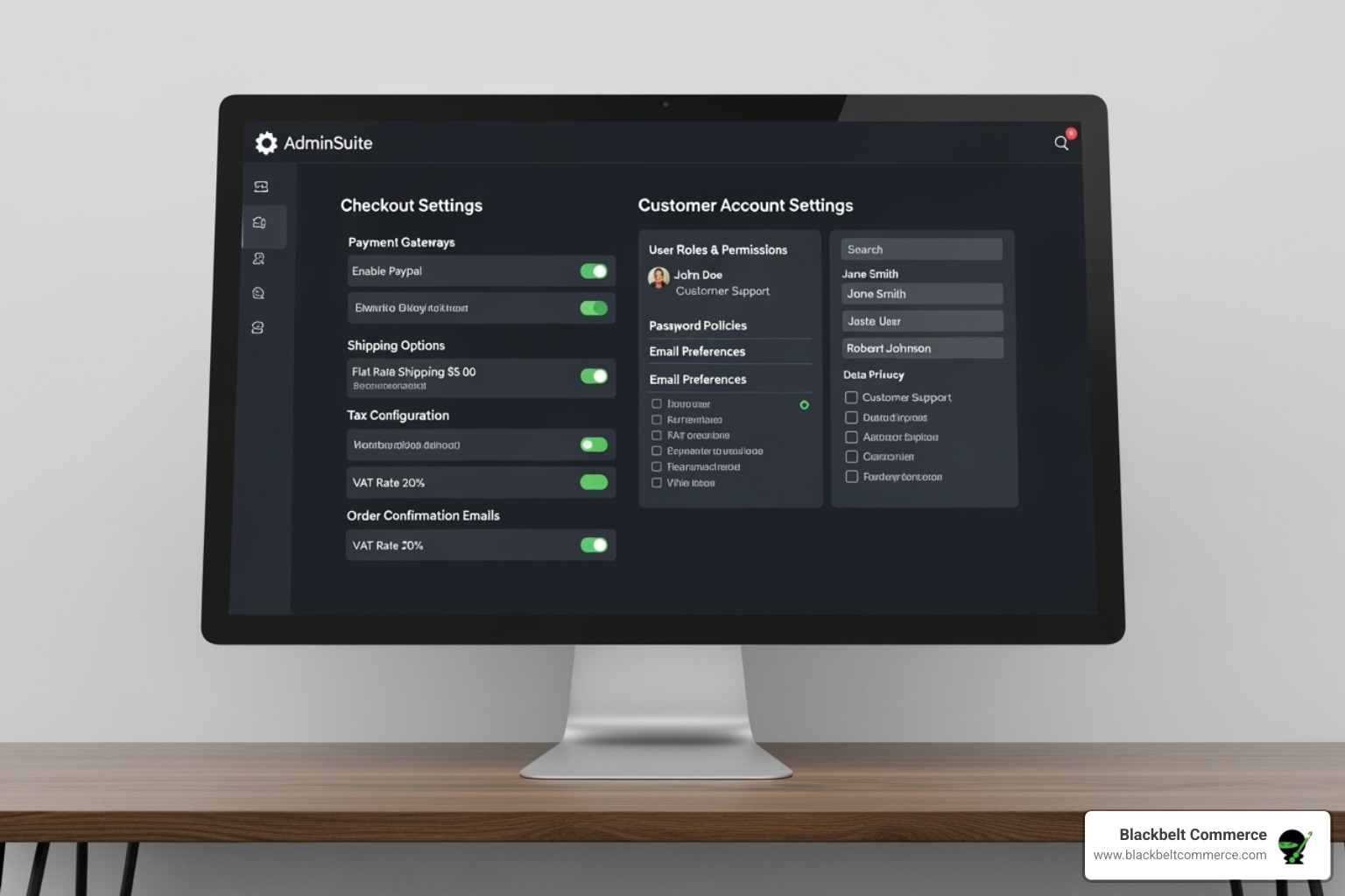Shopify admin panel showing the "Checkout and accounts" customization settings - custom checkout shopify