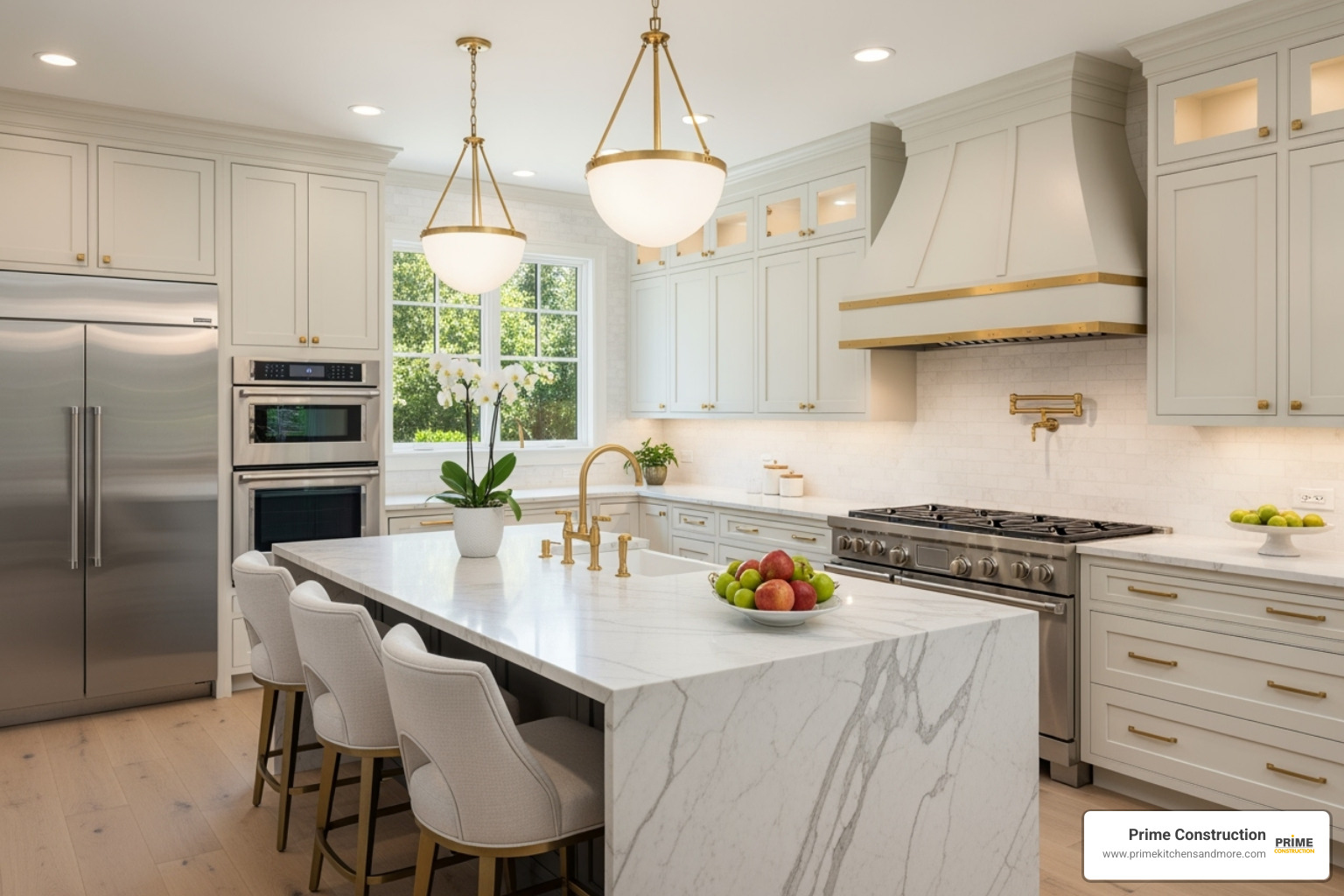 Beautifully finished custom cream kitchen remodel - classic cream kitchen