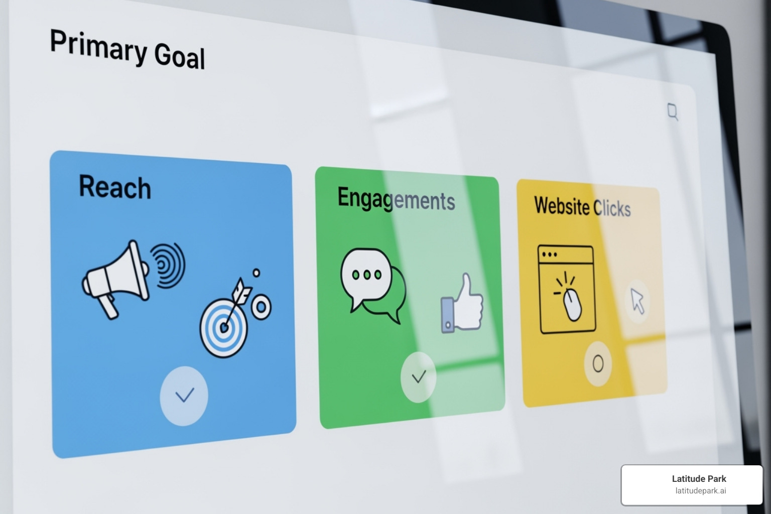 X Ads campaign objectives selection screen with options like Reach, Engagements, and Website Clicks - twitter ads management X Ads campaign objectives selection screen with options like Reach, Engagements, and Website Clicks - twitter ads management