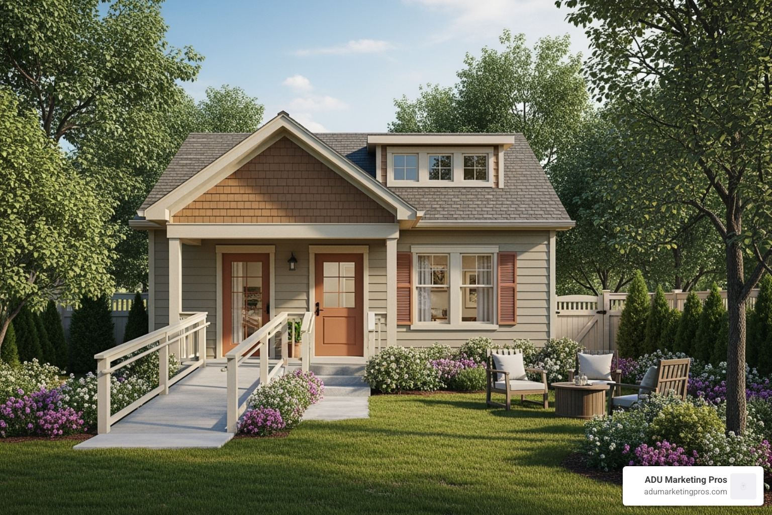 A charming and accessible backyard cottage designed for multi-generational living. - home small home A charming and accessible backyard cottage designed for multi-generational living. - home small home